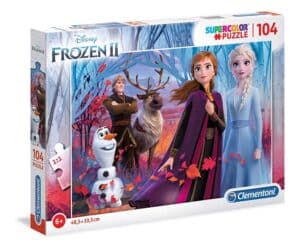 Kids Supercolor Pussel - Frozen 2 104 Bitar