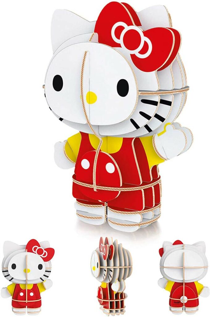 Barnpussel – Hello Kitty 104 bitar + 3D-modell