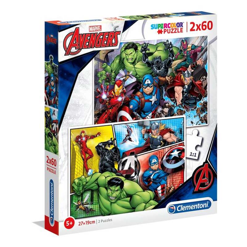Pusselpaket - Avengers 2x60 Bitar