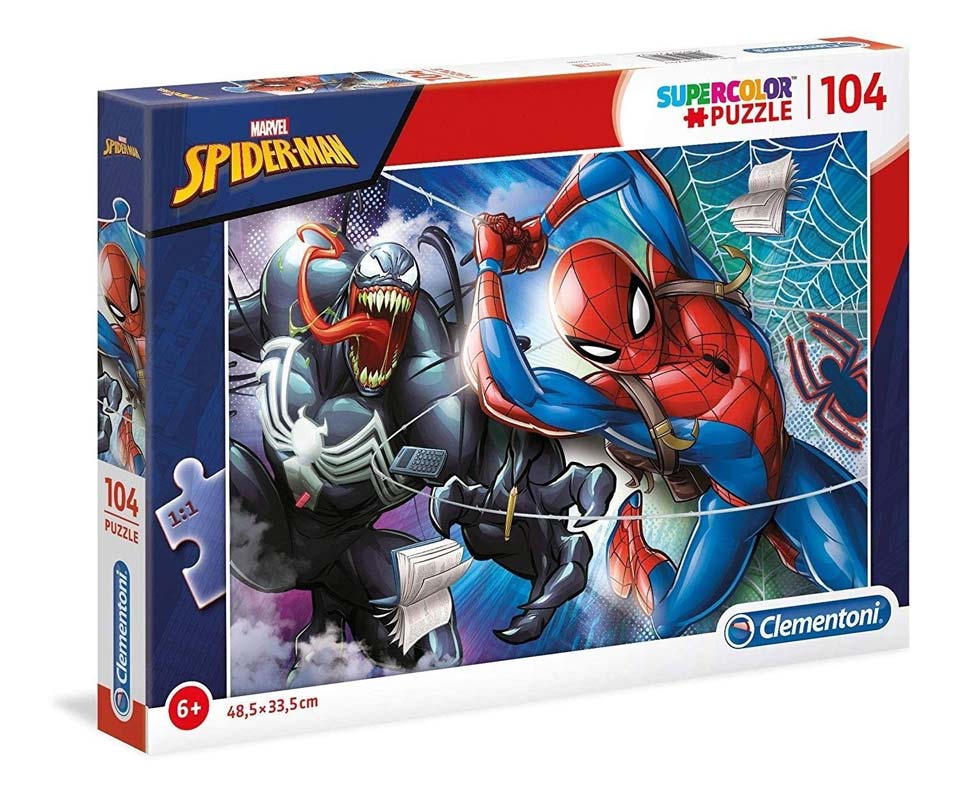Barnpussel - Spindelmannen & Venom 104 Bitar