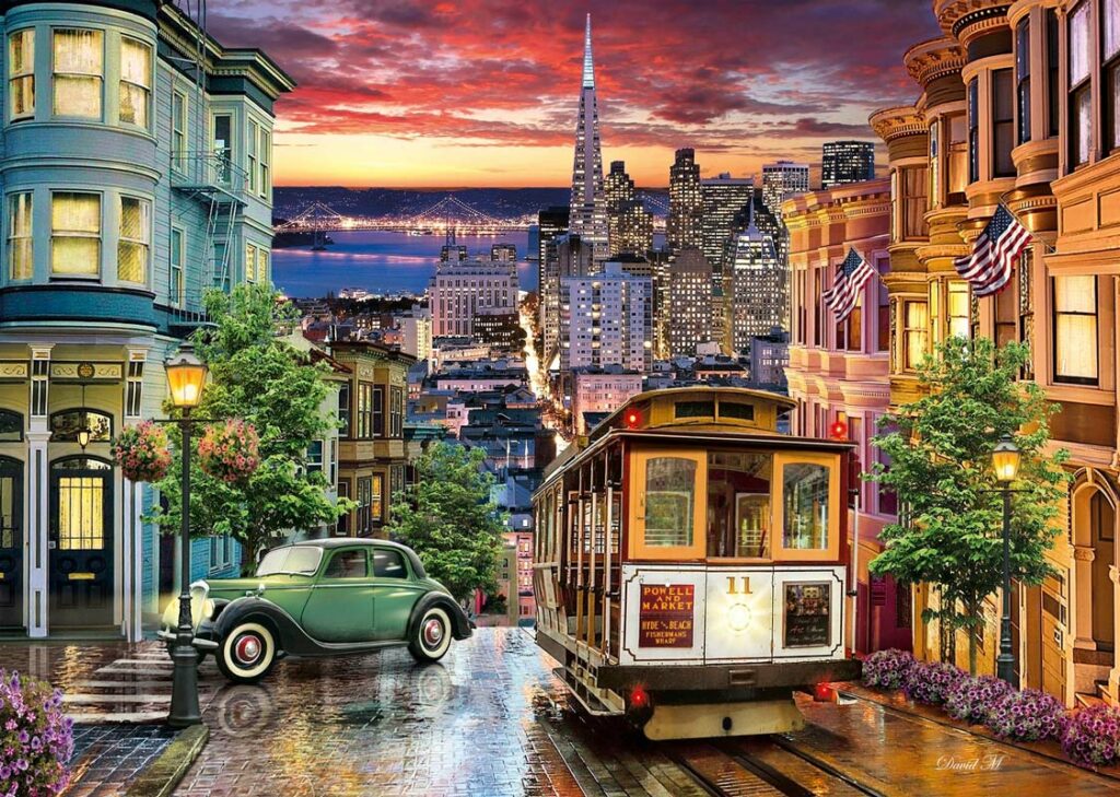 Pussel – San Francisco 3000 Bitar