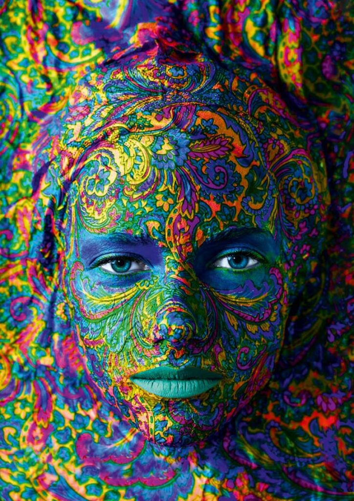 Bluebird Art Pussel – Face Art: Porträtt av kvinna 1000 bitar