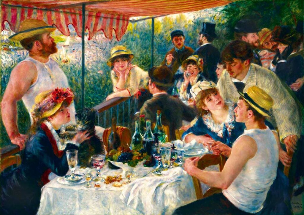 Art Pussel – A.Renoir: Roddarnas frukost 1000 bitar