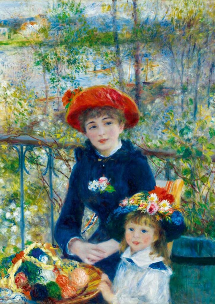 Bluebird Art Pussel – A.Renoir: Två systrar 1000 bitar