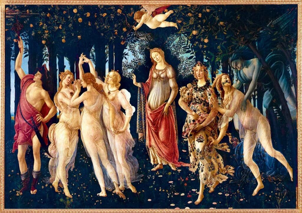 Art Pussel – S.Botticelli: La Primavera (Våren) 1000 bitar