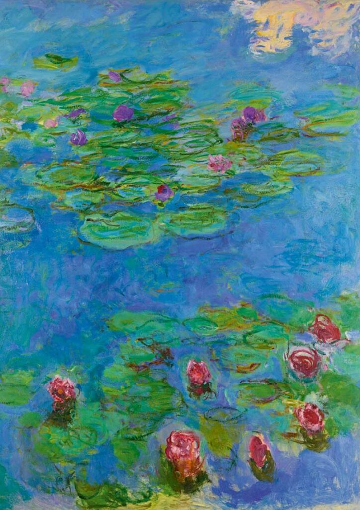 Art Pussel – C.Monet: Näckrosor, 1917 1000 bitar
