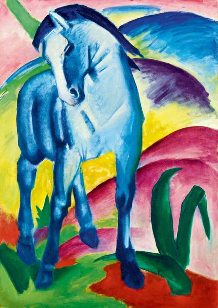 Art Pussel – F.March: Blue Horse I 1000 bitar