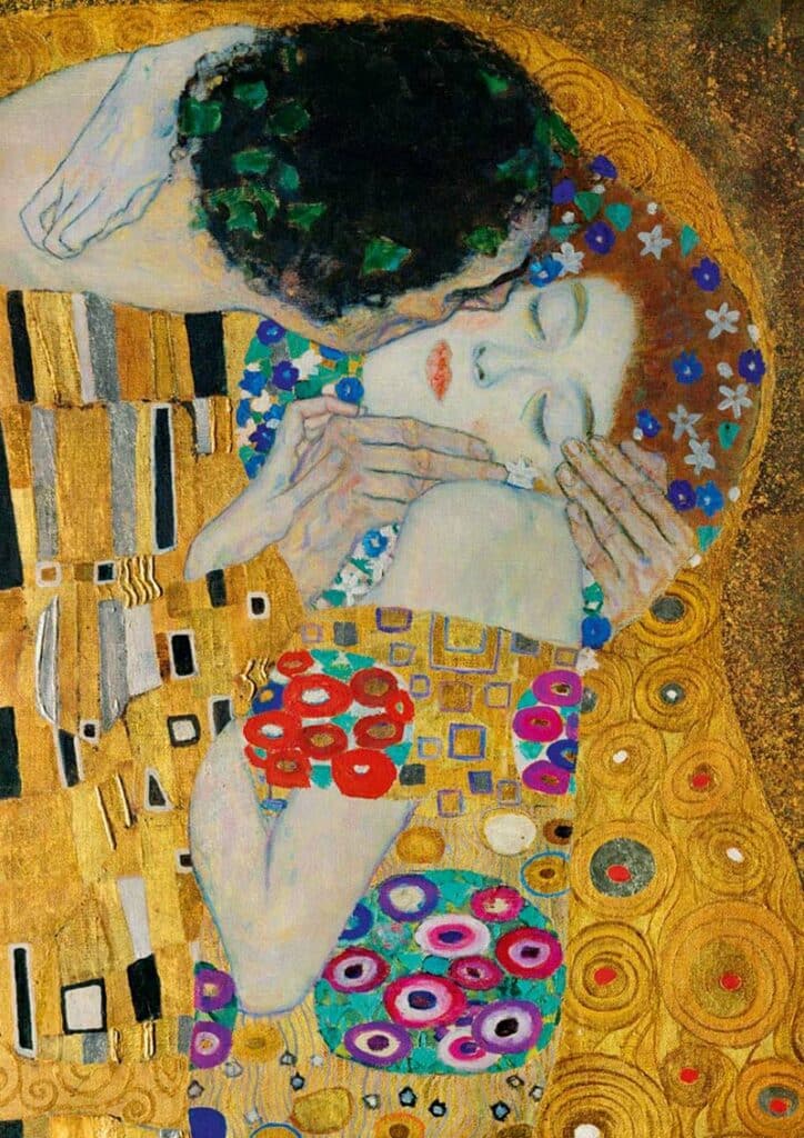 Bluebird Art Pussel – G.Klimt: Kyssen (i detalj) 1000 bitar