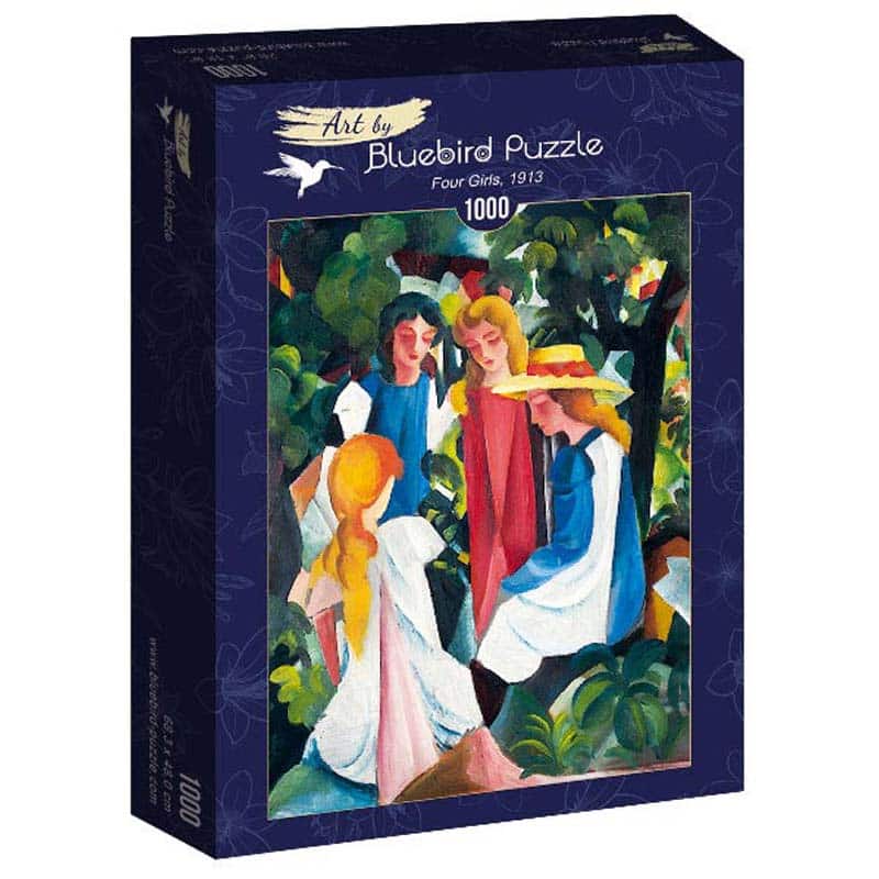 Art Pussel - A.Macke: Fyra flickor 1000 bitar