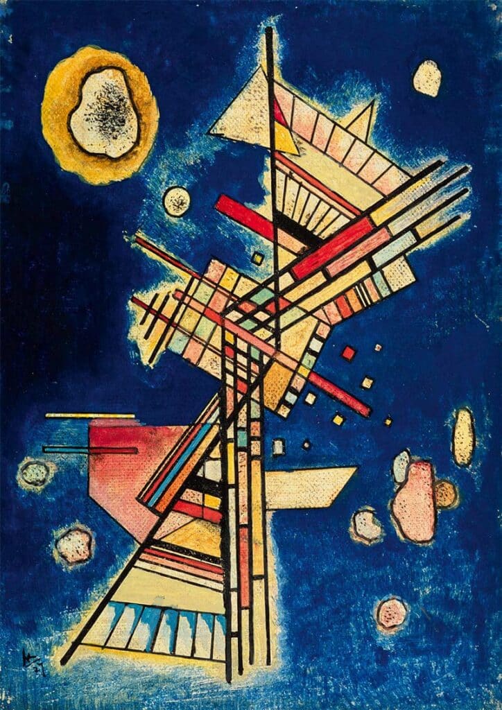Art Pussel – V.Kandinsky: Dunkle Kühle 1000 bitar