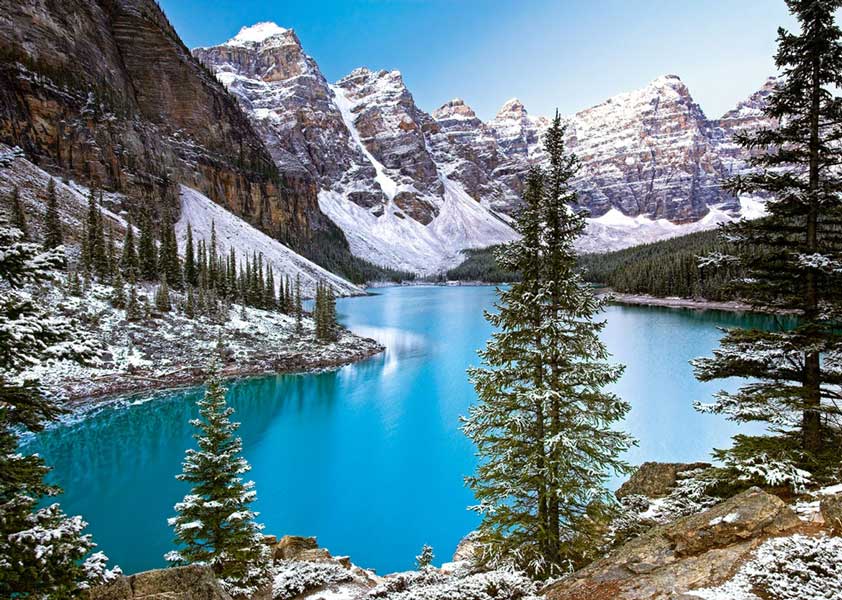 Pussel – Rocky Mountain Nationalpark, Kanada 1000 Bitar