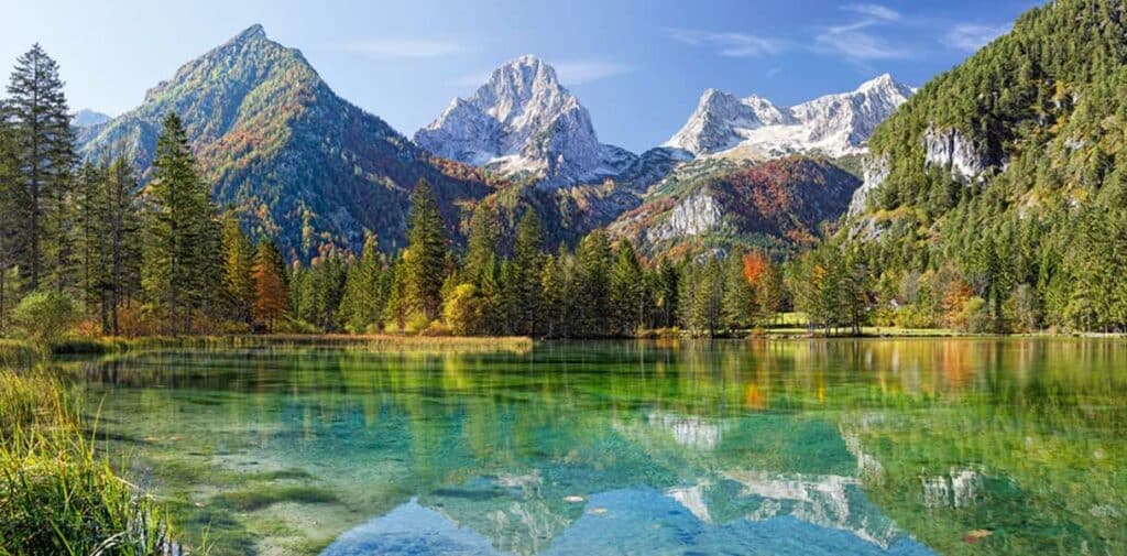 Castorland Pussel – Majestätiska Berg: Schiederweiher, Österrike 4000 Bitar