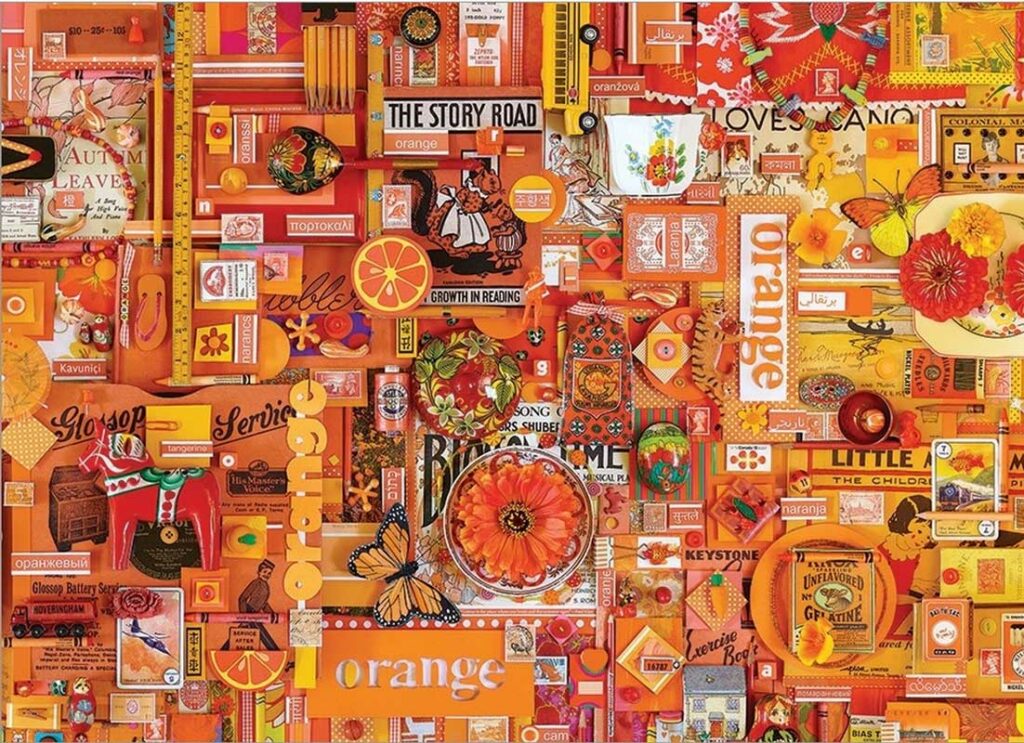 Pussel – Orange 1000 bitar