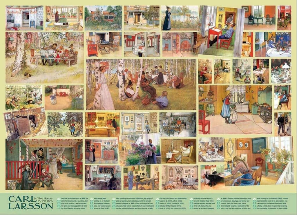 Pussel – Carl Larsson Kollage 1000 bitar