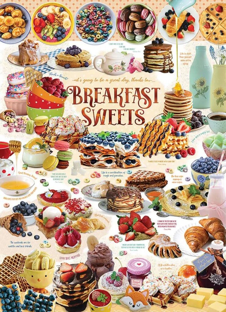 Pussel – Frukost sötsaker 1000 bitar