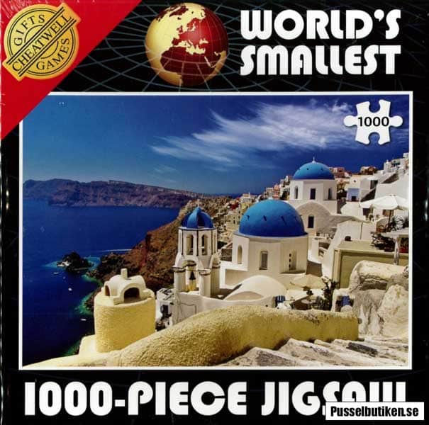World's Smallest Pussel - Santorini, Grekland, 1000 Bitar