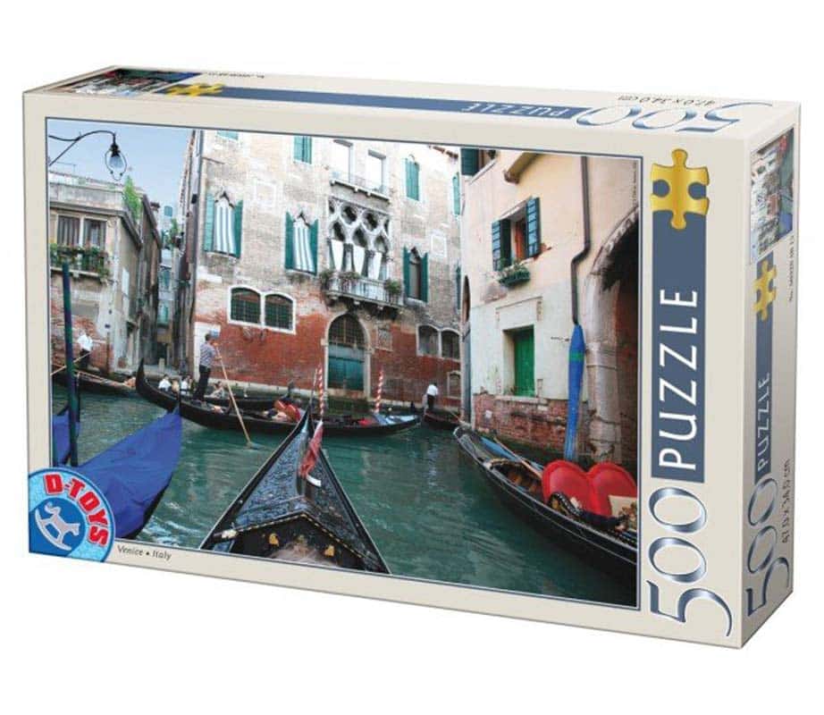 Pussel - Kanal i Venedig, Italien 500 bitar