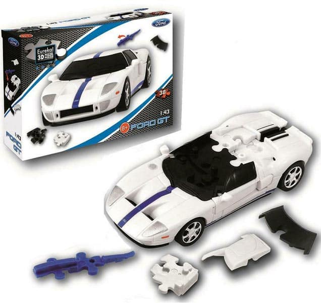Ford GT - Modellbyggsats 3D Pussel - 1:43 Bil
