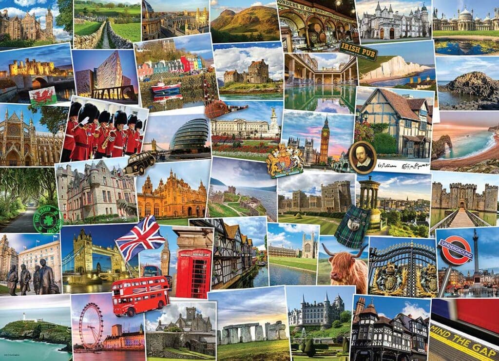 Pussel – Globetrotter: Storbritannien 1000 bitar