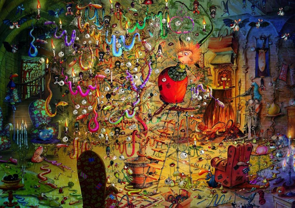 Art Pussel – F.Ruyer: Häxan & Ormträdet 1500 bitar