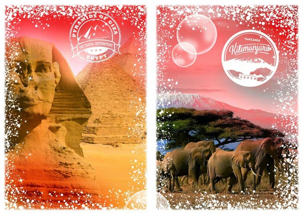 Art Pussel – Jorden runt: Afrika, Egypten & Kenya 2000 bitar