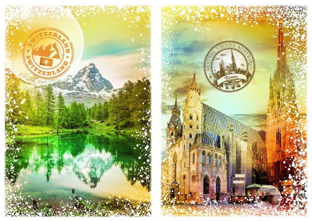 Art Pussel – Jorden runt: Österrike och Schweiz 2000 bitar