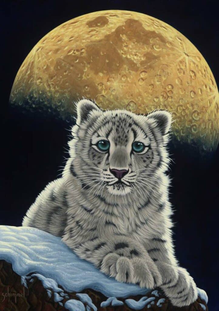 Art Pussel – S.Shimmel: Månleopard 1500 bitar