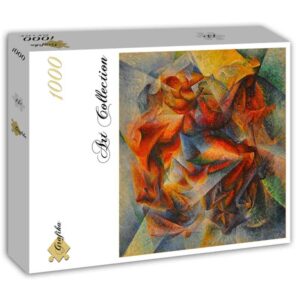 Art Pussel - U.Boccioni: Dynamism av en cyklist 1000 bitar