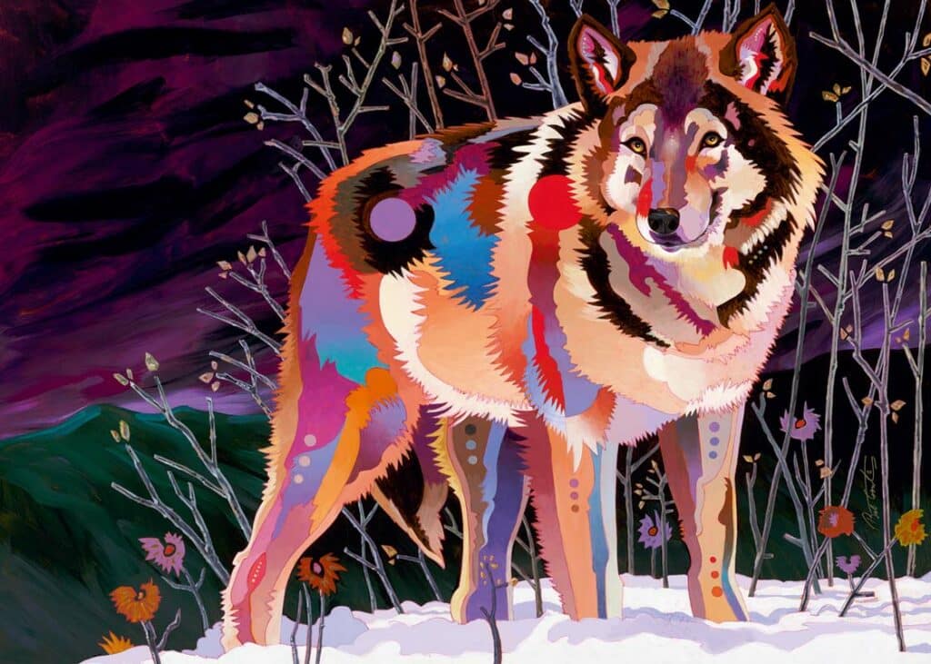 Pussel – Fine Art Precious Animals: Nattvarg 1000 Bitar
