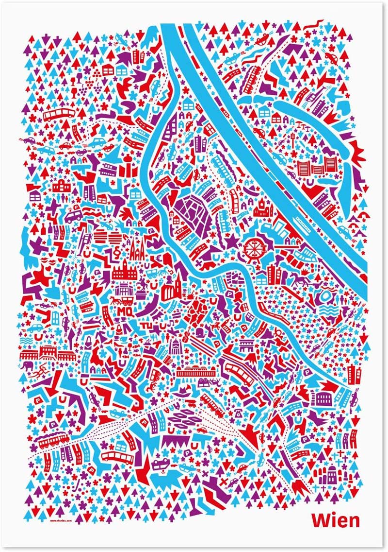 Pussel - Städer & Sevärdheter: Wien 1000 Bitar