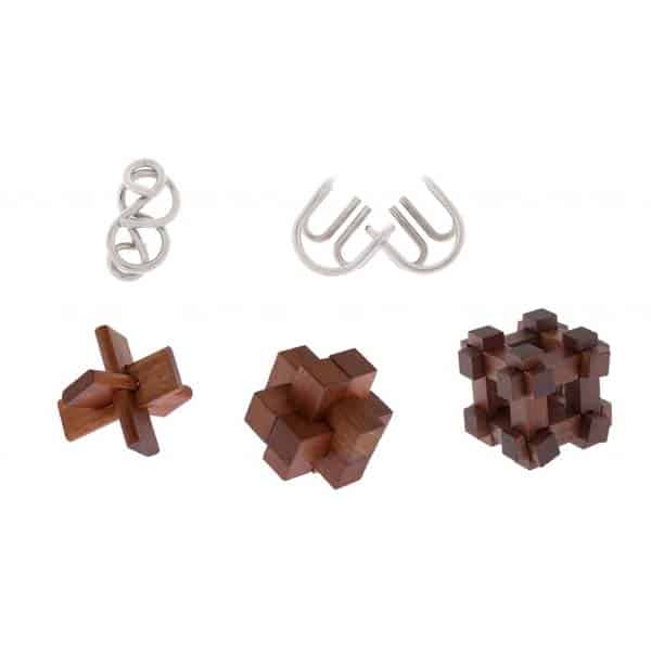 Set of 5 – Vetenskapsmän – Hjärngympa