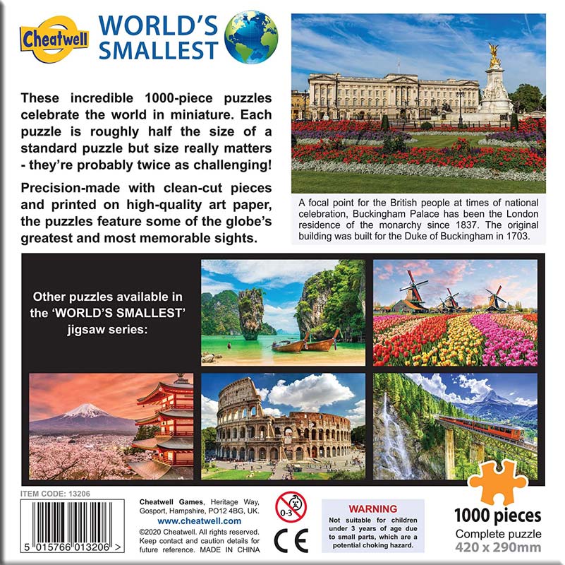World’s Smallest Pussel – Buckingham Palace 1000 Bitar