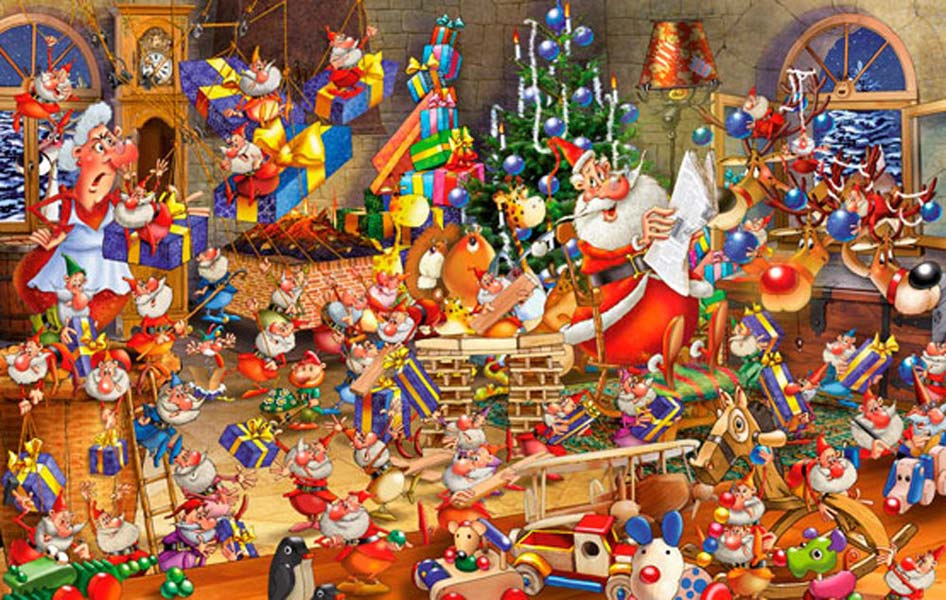 Pussel – Julkaos 1000 Bitar