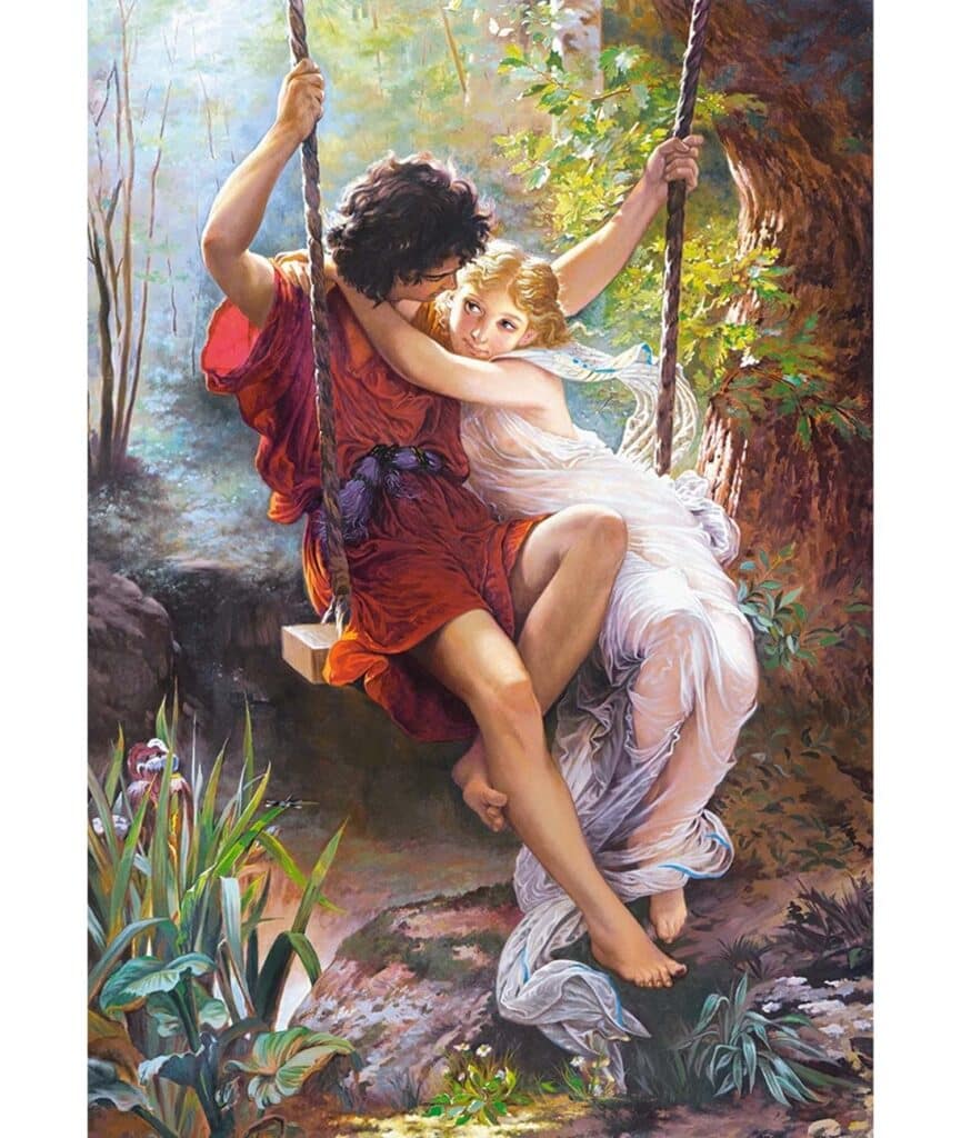 Pussel – Vårtider, Pierre Auguste Cot 1000 bitar