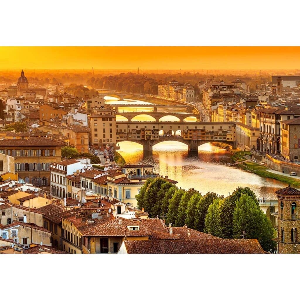 Pussel – Broarna i Florence 1000 bitar