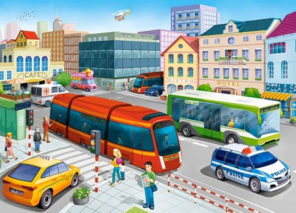 Castorland Pussel – Stadens torg 120 bitar