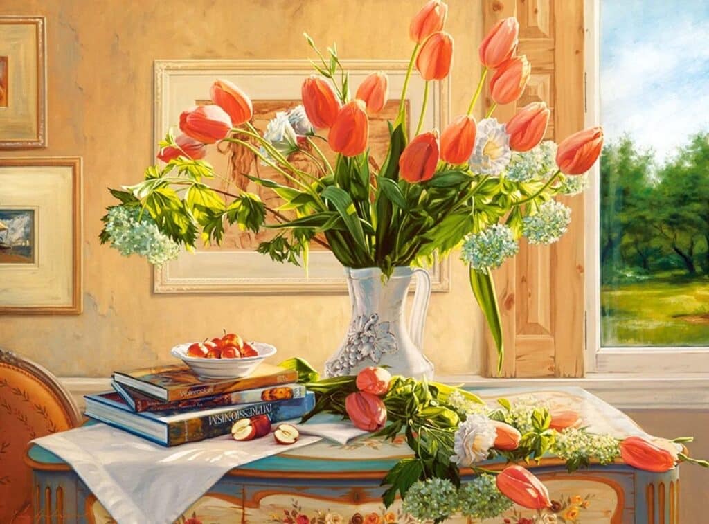 Pussel – Imponernade blommor 3000 bitar