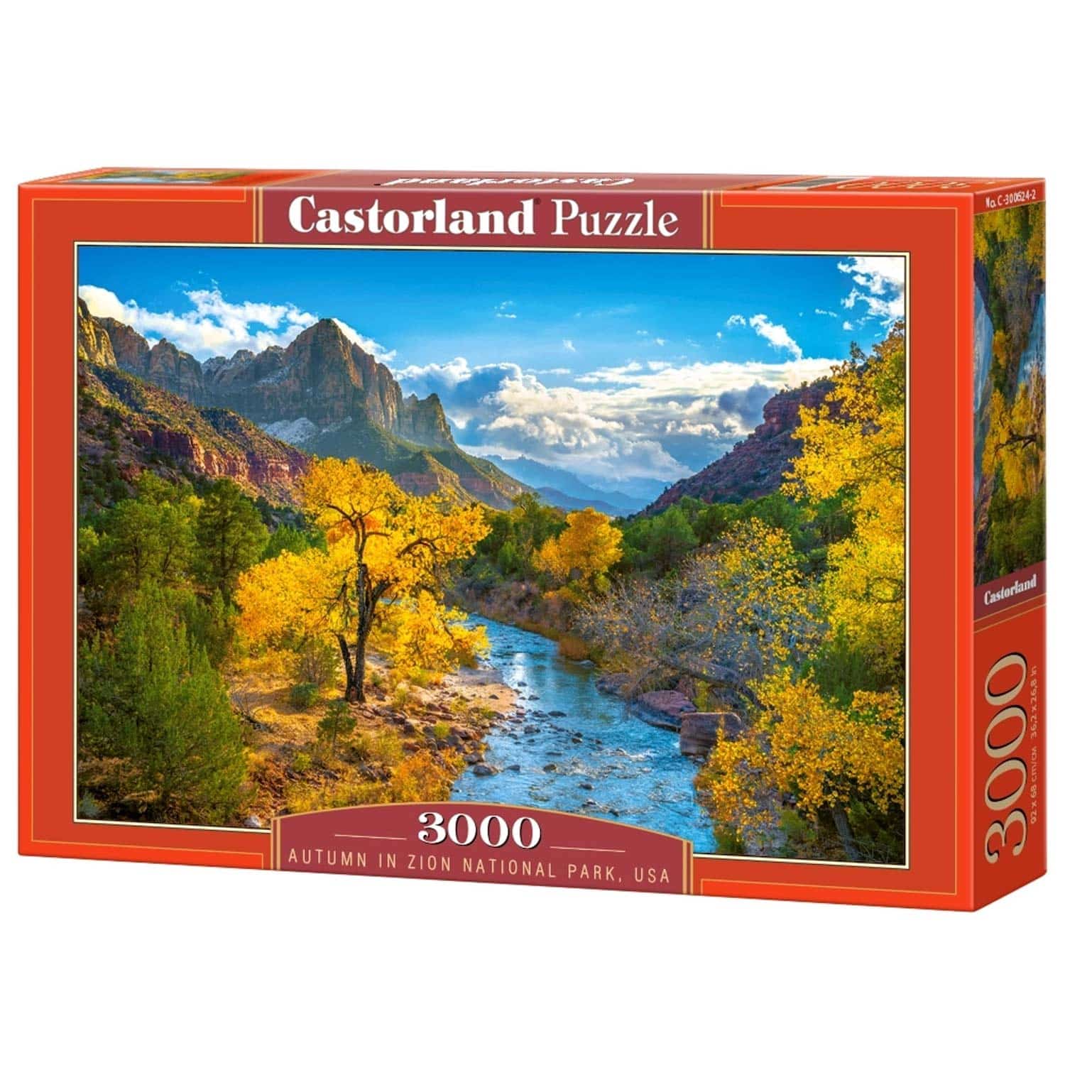 Pussel - Höst i Zion Nationalpark, USA 3000 bitar