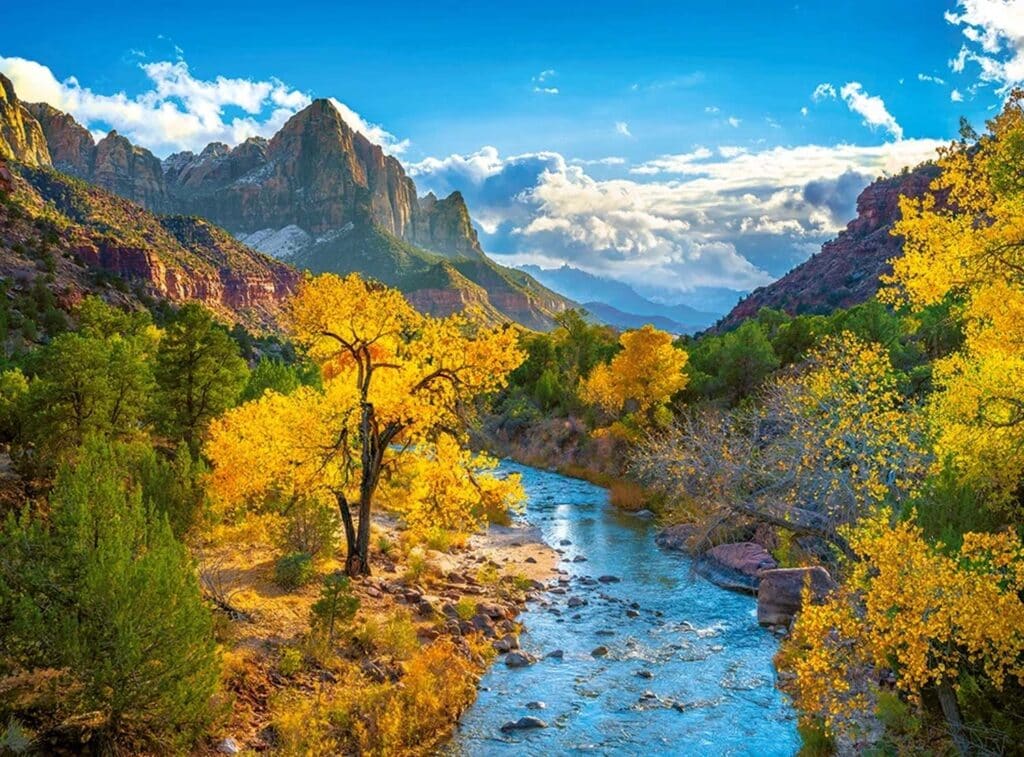 Castorland Pussel – Höst i Zion Nationalpark, USA 3000 bitar