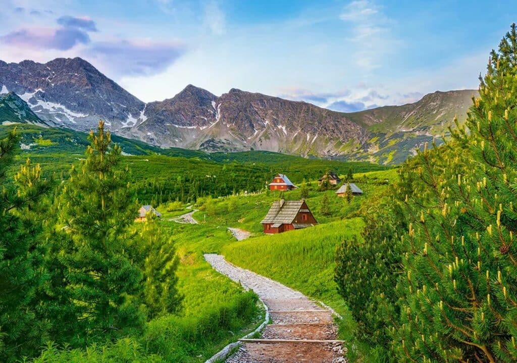 Pussel – vandringsled i Tatras, Poland 500 bitar