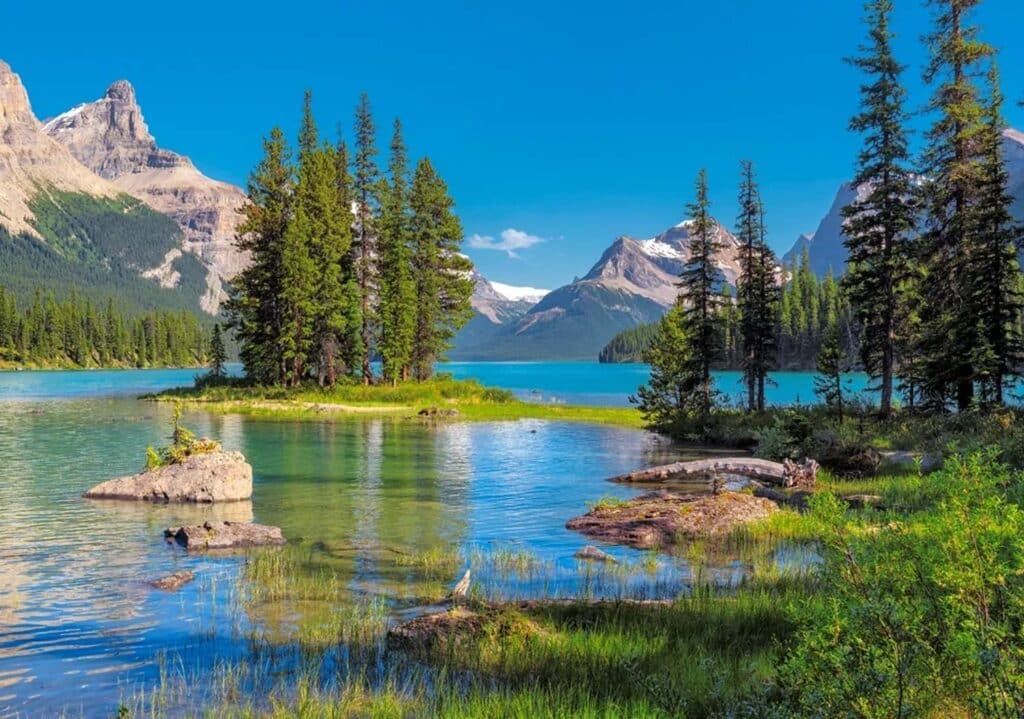 Pussel – Maligne sjö, Kanada 500 bitar