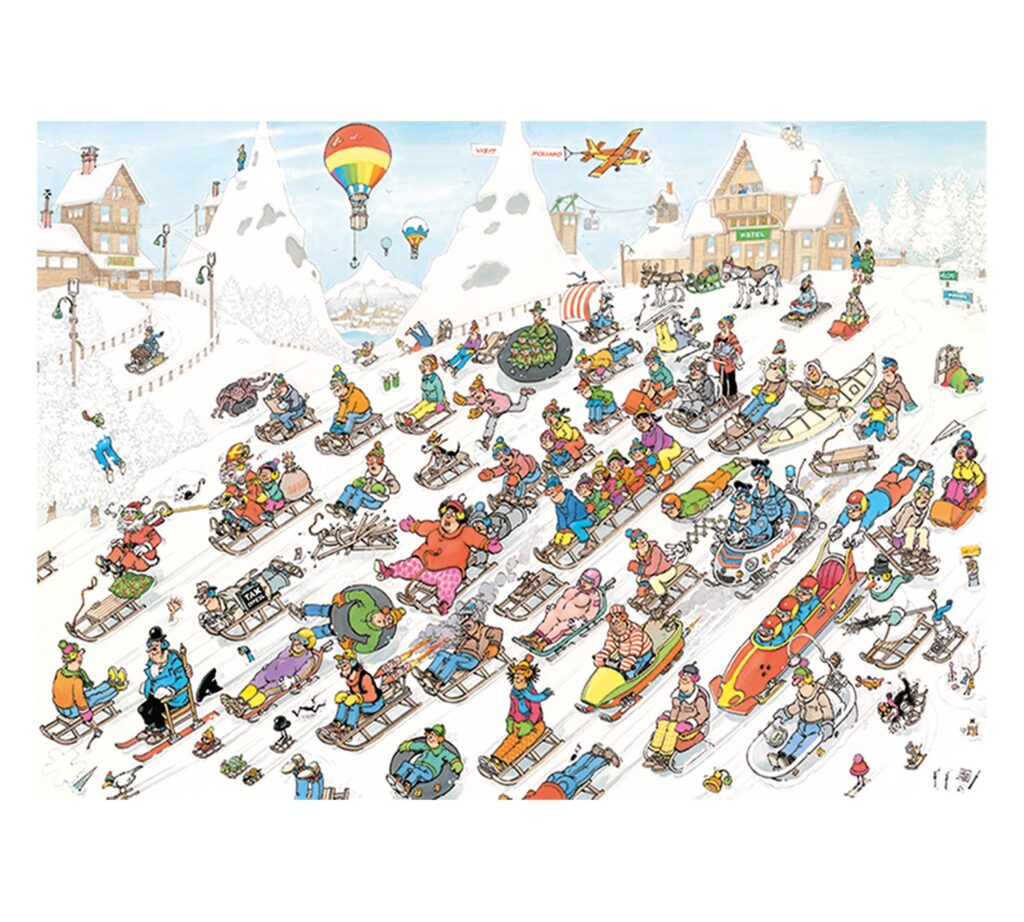 Pussel – Nu går det bara nedför 1000 bitar