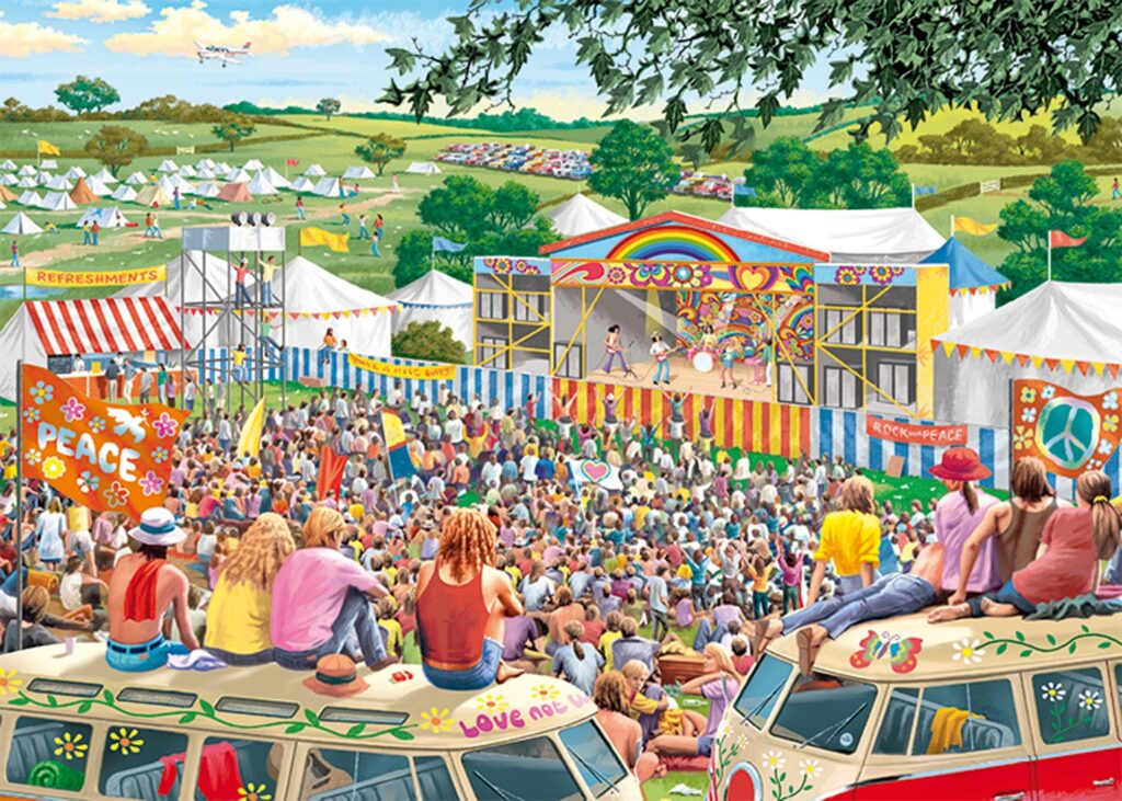 Pussel – Midsommars musikfestival 1000 bitar