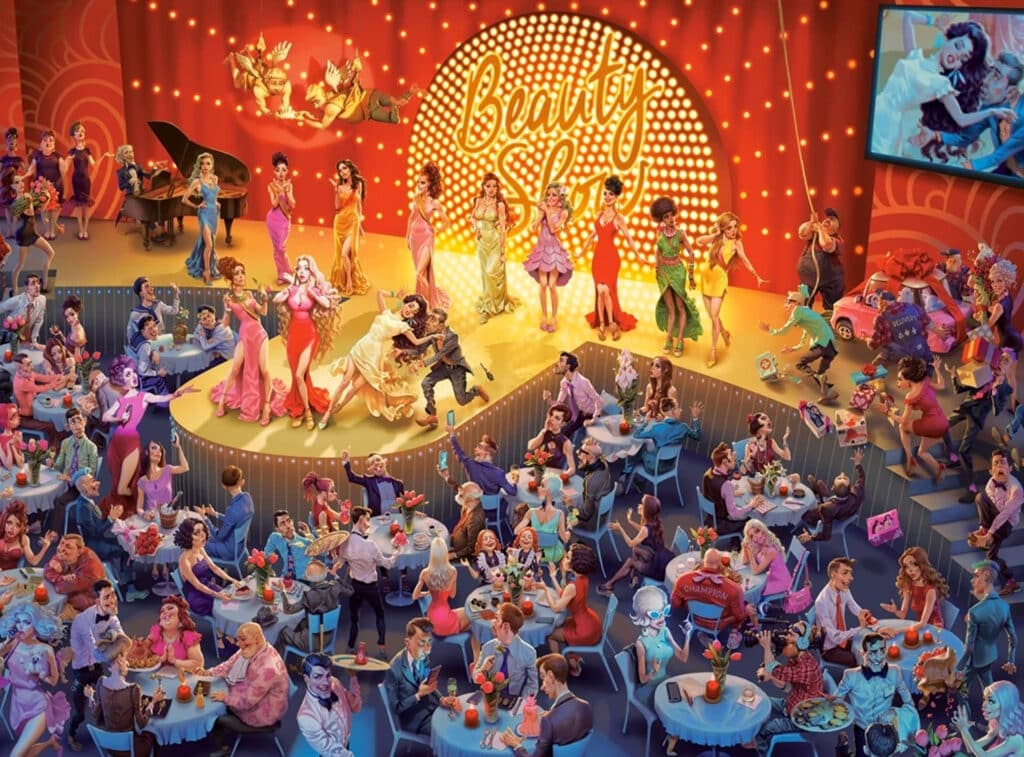 Castorland Pussel Art Collection – Skönhetsshow 2000 bitar