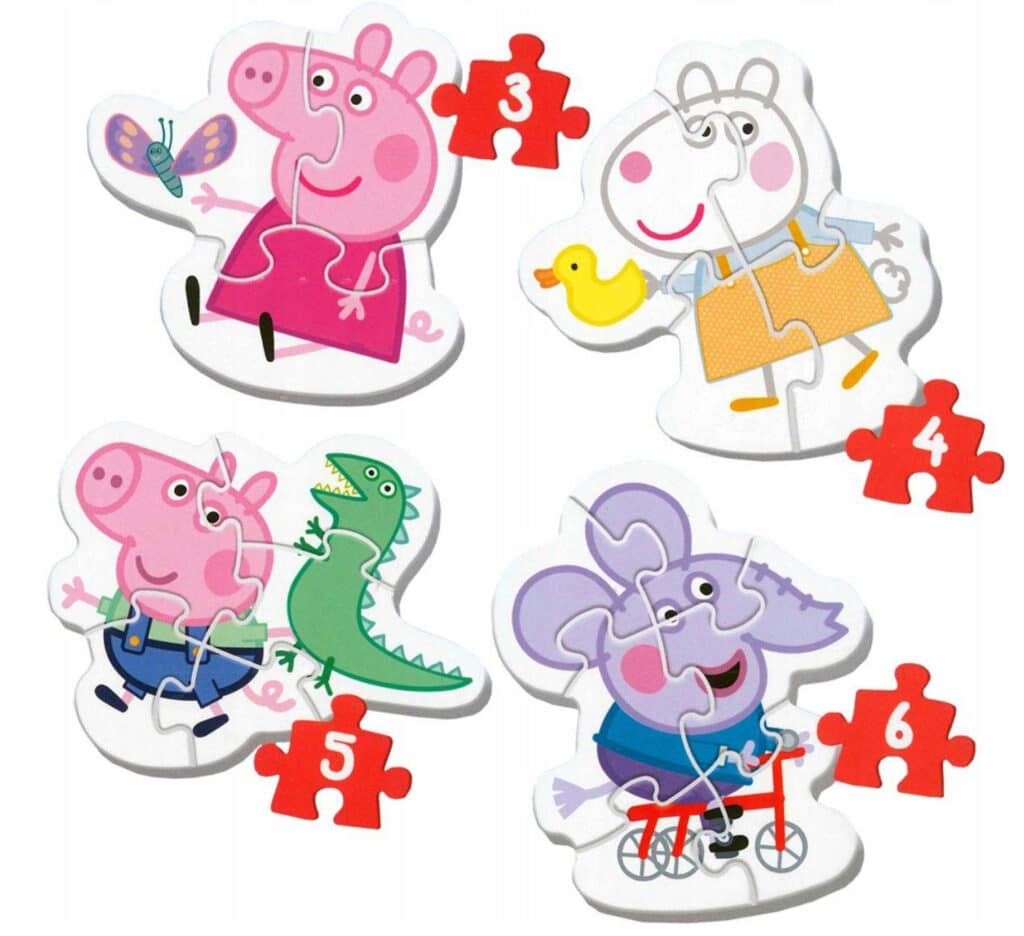 Barnpussel Greta Gris 4i1 3+4+5+6 Bitar