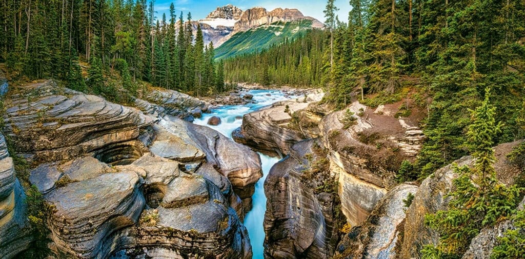 Castorland Pussel – Mistaya Canyon i Banff National Park, Kanada 4000 bitar