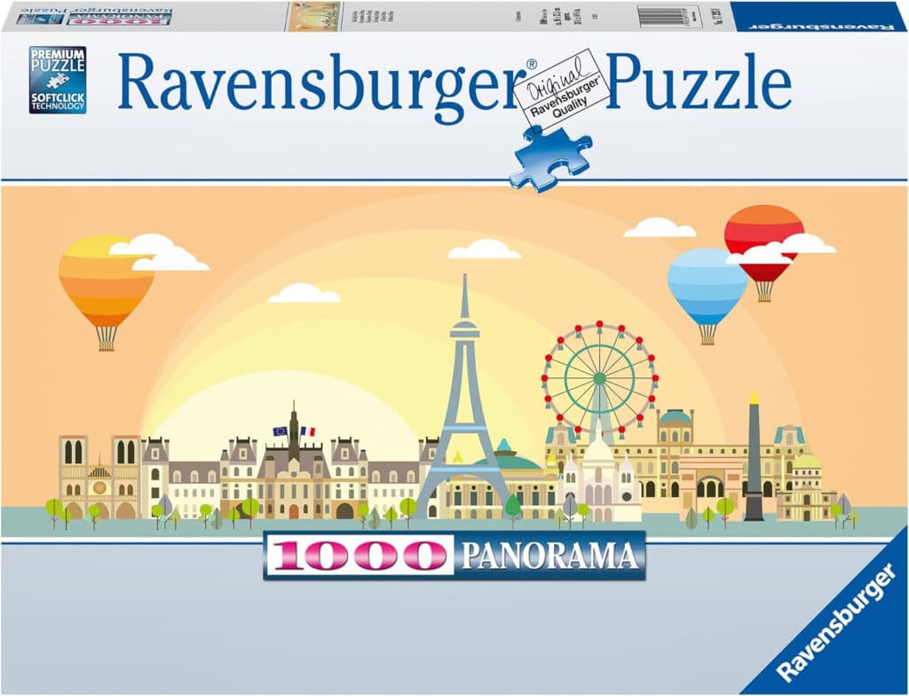 Pussel – Luftballonger över Paris 1000 bitar