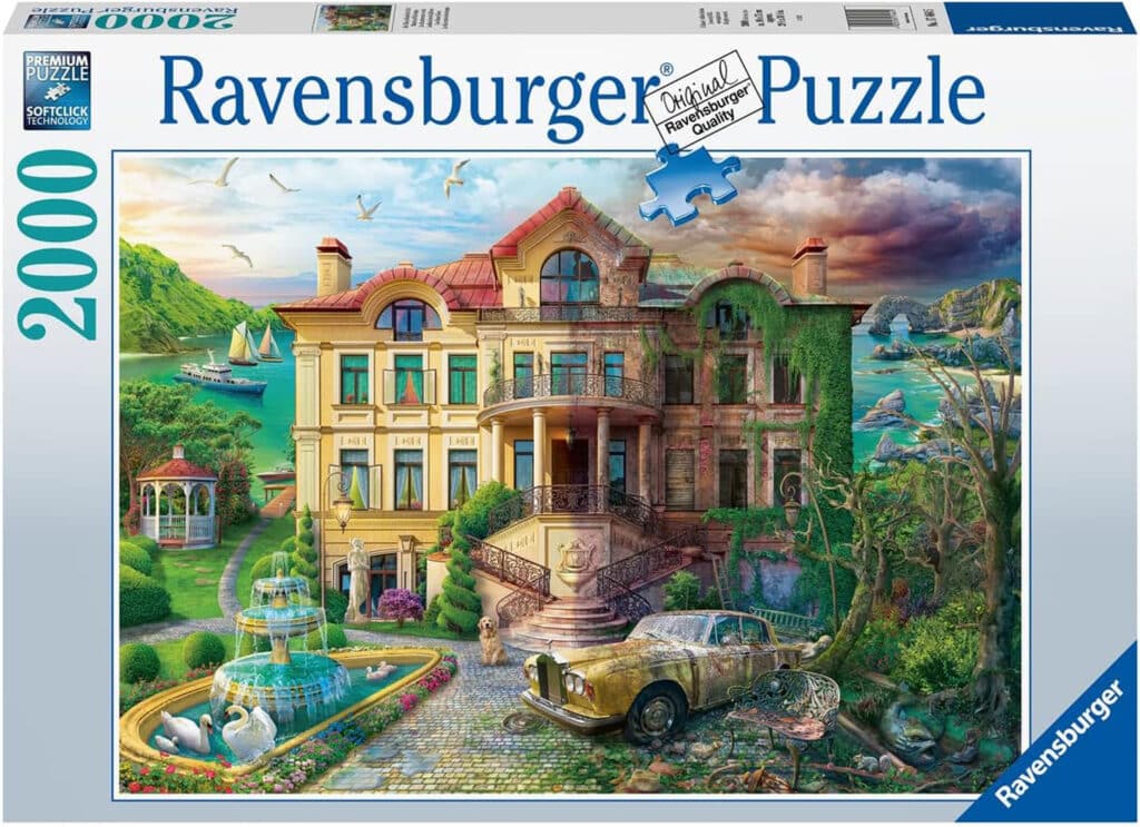 Ravensburger Pussel – Då och nu: Herrgården 2000 bitar