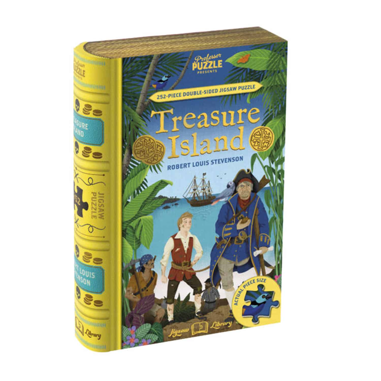 Sagobokspussel - Treasure Island dubbelsidigt 252 bitar