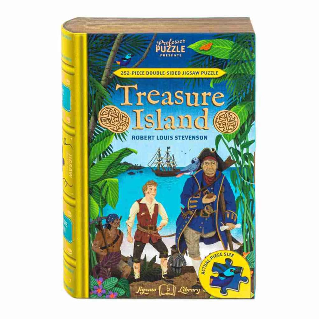 Sagobokspussel – Treasure Island dubbelsidigt 252 bitar